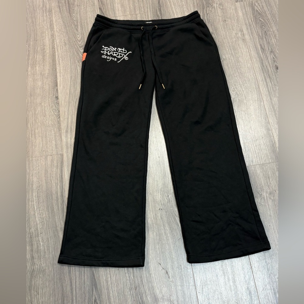 Ed Hardy Black XL Sweatpants - Picture 2 of 5